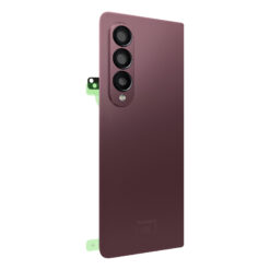 Vitre arrière + vitre caméra Bordeaux Samsung Galaxy Z Fold 4 5G F936B (Officiel)