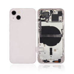Châssis avec nappes pour iPhone 13 Mini - Grade A (avec Logo) Blanc