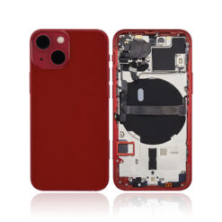 Châssis NEUTRE iphone 13 mini rouge - avec nappes