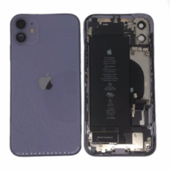 Châssis avec nappes pour iPhone 12 - Grade A (avec Logo) Mauve