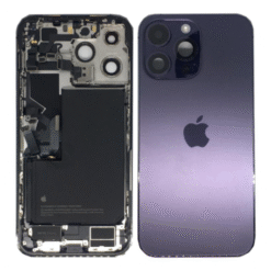 Châssis complet reconditionné pour iPhone 14 Pro Max - Grade A (avec Logo) Violet Intense