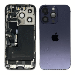 Châssis complet reconditionné pour iPhone 14 Pro - Grade A (avec Logo) Violet Intense