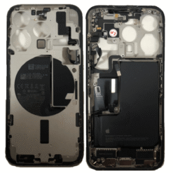 Châssis complet reconditionné pour iPhone 15 Pro - Grade A (avec Logo) Titane Bleu
