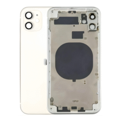 Châssis NEUTRE arrière iPhone 11 blanc- sans nappes