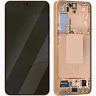 Ecran OLED + Vitre Tactile + Châssis Orange Samsung Galaxy S24 (Officiel)