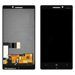 Ecran LCD + Vitre Tactile (avec châssis) Noir Nokia Lumia 930 (Compatible)