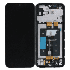 Ecran LCD + Vitre Tactile + Châssis Noir Samsung Galaxy A14 5G (A146B) (Compatible)
