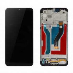 Ecran LCD + Vitre Tactile + Châssis Samsung Galaxy A10S Noir (A107F) (Compatible)