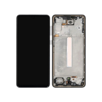 Ecran LCD + Vitre Tactile + Châssis Noir Samsung Galaxy A33 5G A336B (Officiel)