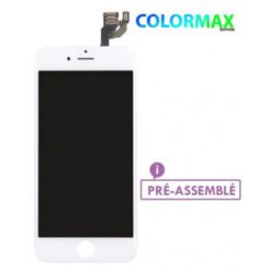 Ecran Colormax LCD + Vitre Tactile + Adhésif iphone 6G Blanc