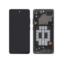 Ecran LCD + Vitre Tactile + Châssis Noir Samsung Galaxy A51 5G A516F (officiel)