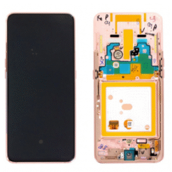 Ecran LCD + Vitre tactile + Châssis Samsung Galaxy A80 A805F Rose Or (officiel)