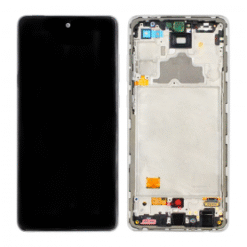 Ecran LCD + Vitre Tactile + Châssis Blanc Samsung Galaxy A72 4G A725F (Officiel) Sans Batterie