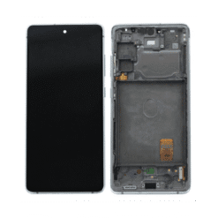 Ecran OLED + Vitre Tactile + Châssis Blanc Samsung Galaxy S20 FE 4G/5G G780F G780F, DSM GT780G (officiel)