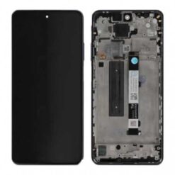 Ecran LCD + vitre tactile + châssis Bleue Xiaomi Redmi Note 9 Pro 5G / Mi 10T Lite 5G (officiel)