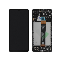 Ecran LCD + Vitre Tactile + Châssis Noir Samsung Galaxy A13 A136B 5G (officiel) Sans Batterie