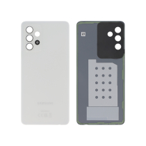 Vitre arrière + lentille caméra blanche Samsung Galaxy A52S 5G A528F (officiel)