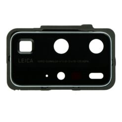 Vitre Arrière + Lentille Caméra Noire Huawei P40 Pro (Compatible)