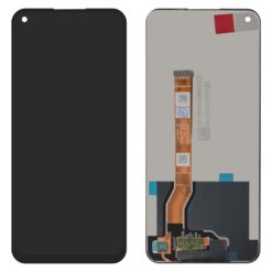 Ecran LCD + Vitre Tactile (sans châssis) Noir Oppo A76 (Compatible)