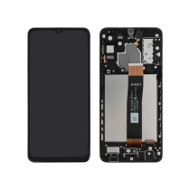 Ecran LCD + Vitre Tactile + Châssis Noir Samsung Galaxy A32 5G A326B (Officiel) Sans Batterie