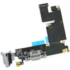 Nappe dock de charge +  jack iPhone 6 Plus Argent