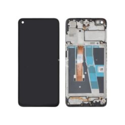 Ecran LCD + vitre tactile + Châssis Noir Oppo A72 5G A92 5G (Officiel)