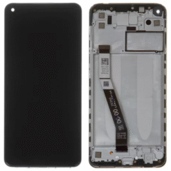 Ecran LCD + Vitre Tactile (avec châssis) Noir Xiaomi Redmi 9 (Compatible)