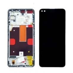 Ecran Oled + vitre tactile + Châssis Noir Oppo Reno4 5G (Officiel)
