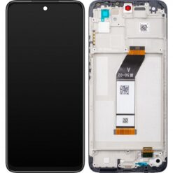 Ecran LCD + Vitre Tactile (avec châssis) Noir Xiaomi Redmi 10 2021 (Compatible)