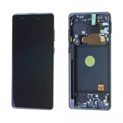 Ecran OLED + Vitre tactile (avec châssis) Noir Samsung Galaxy Note 10 Lite SM-N770F (Officiel)