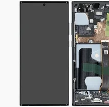 Ecran OLED (avec châssis) Noir Samsung Galaxy Note 20 Ultra 5G (Compatible)