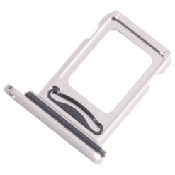 Tiroir SIM Titane Blanc iPhone 15 Pro (Compatible)