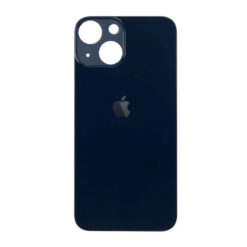Plaque arrière en verre NEUTRE iPhone 13 noire (pour machine laser)