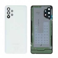 Vitre arrière + vitre caméra Blanche Samsung Galaxy A32 5G (Officiel)