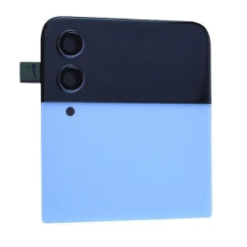 Vitre arrière supérieure + vitre caméra Bleue Samsung Galaxy Z Flip 4 5G F721B (officiel)