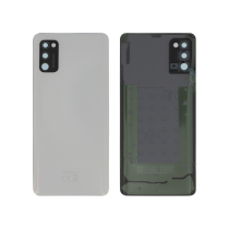 Vitre arrière + vitre caméra Blanche Samsung Galaxy A41 (Officiel)