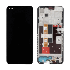Ecran Oled + vitre tactile + Châssis Noir Oppo Reno 4Z 5G (Officiel)