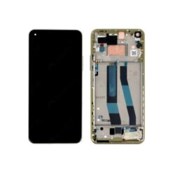 Ecran LCD + vitre tactile + châssis Jaune Citron Xiaomi Mi 11 Lite 5G (officiel)