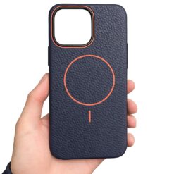 Coque MagSafe Bleu/Orange iPhone 16