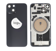 Vitre face arrière avec adhésif iPhone 14 qualité origine NOIR
