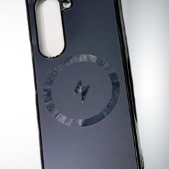 Coque PC haute qualité avec Magsafe pour Samsung Zfold 5 bleu foncé magsafe
