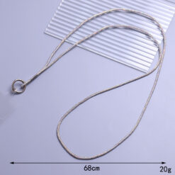 Collier bling arc-en-ciel