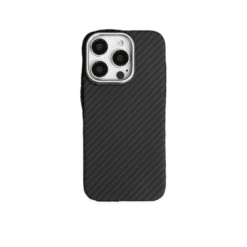 Coque Simili Carbone Magsafe Full Noir iPhone 12