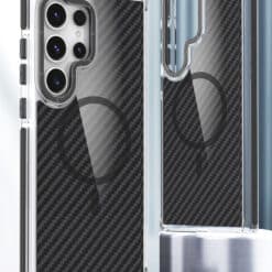 Alternative view of Coque Design Carbone IPhone 12