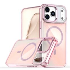 Coque holographique Magsafe Rose pour IPhone 16