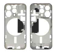 Châssis Central iPhone 15 Pro Max Titane Blanc