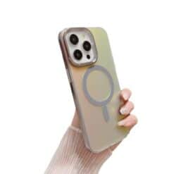 Coque Holographique Magsafe Silver iPhone 17 Air