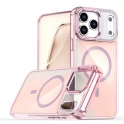 Coque Magsafe Holographique Rose Samsung S26