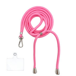 Collier tissu Rose
