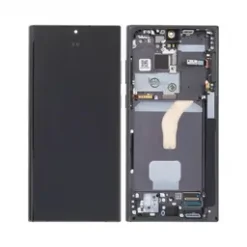 Ecran OLED + chassis Samsung S22 Ultra small glass